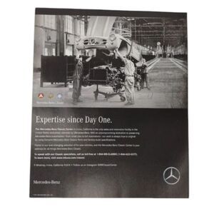 Mercedes-Benz Print ad Expertise since Day One Irvine California